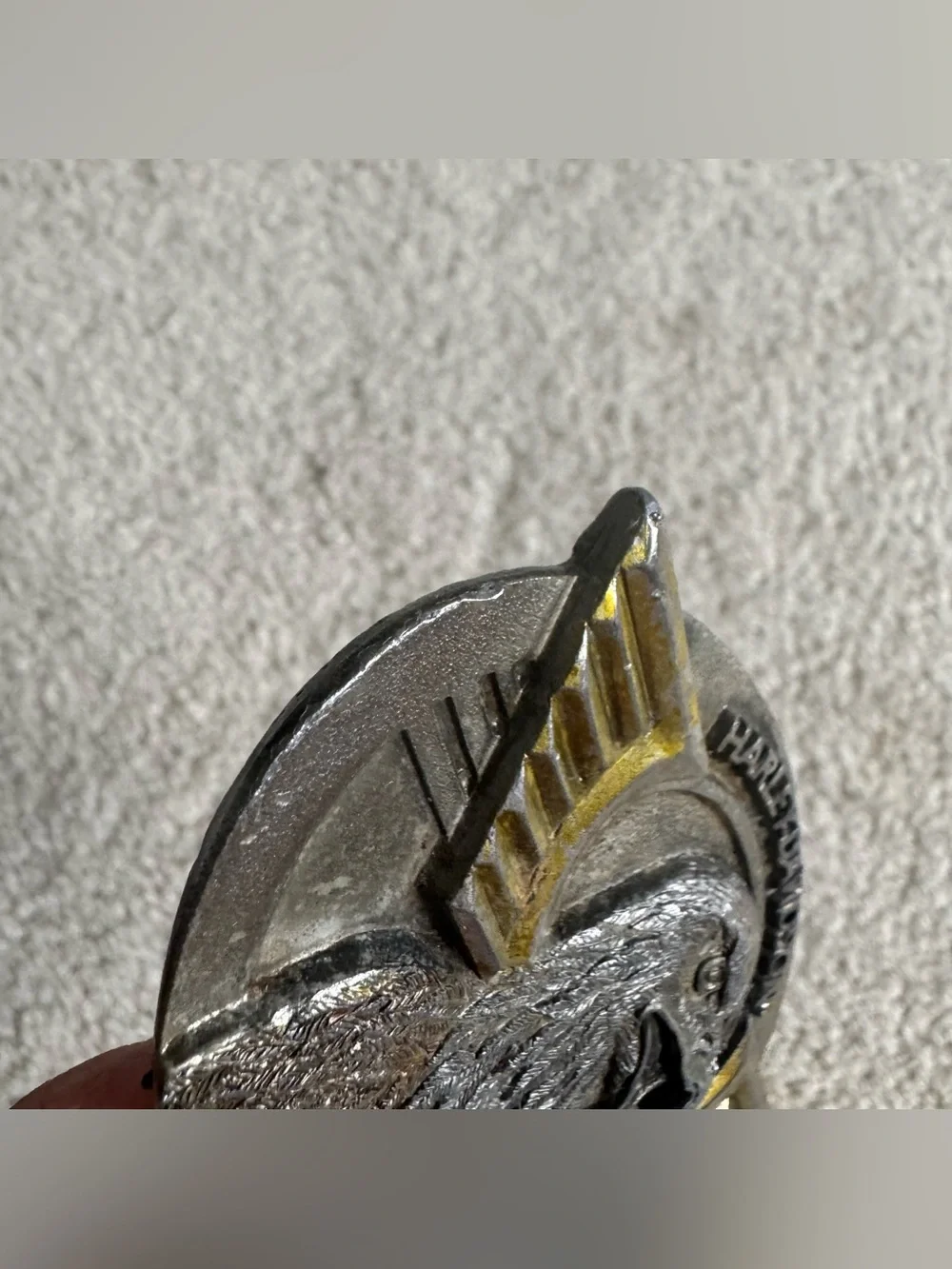 Vintage 1997 Harley Davidson Belt Buckle 